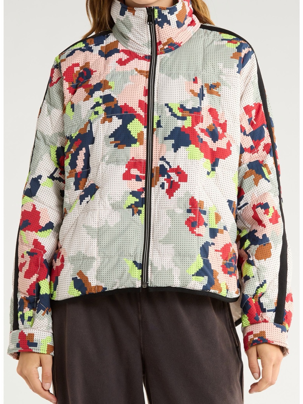 FP Movement by Free People Pippa Printed Packable Puffer Jacket Size L - Picture 2 of 10